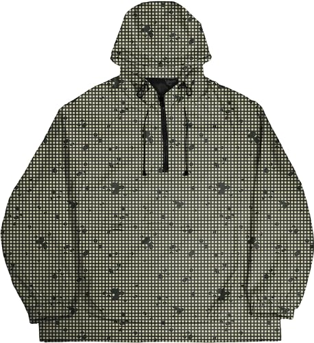 Tactical Wet Weather Anorak Rip Stop Jacket Military Style Waterproof Pullover Windbreaker Fleece