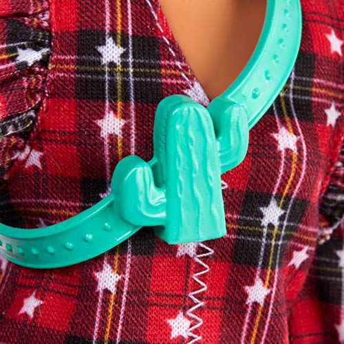 Barbie GRB49 - Fashionistas Puppe im karierten Kleid, Spielzeug für Kinder von 3 bis 8 Jahren – Bild 5