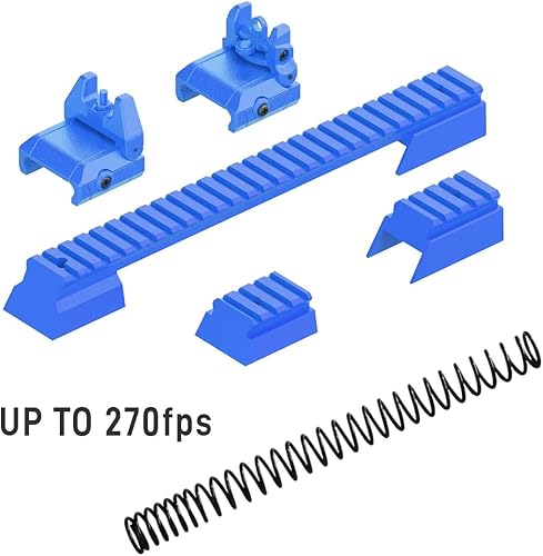 Miniatura 9 de FXT WORKS Accesorios compatibles con SRB400, SRB400-SUB Pistola lanzadora de cuentas de agua (montaje táctico + juego de visión, naranja)