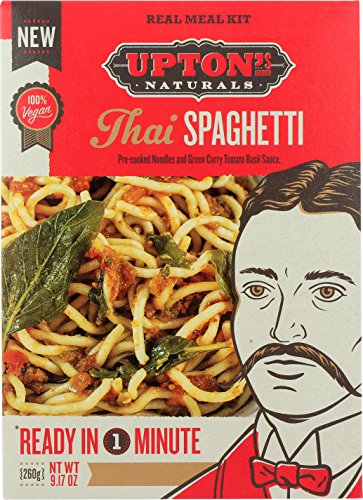 Upton’s Naturals Real Meal Kit - 9.17 oz (Pack of 6) (Thai Spaghetti)