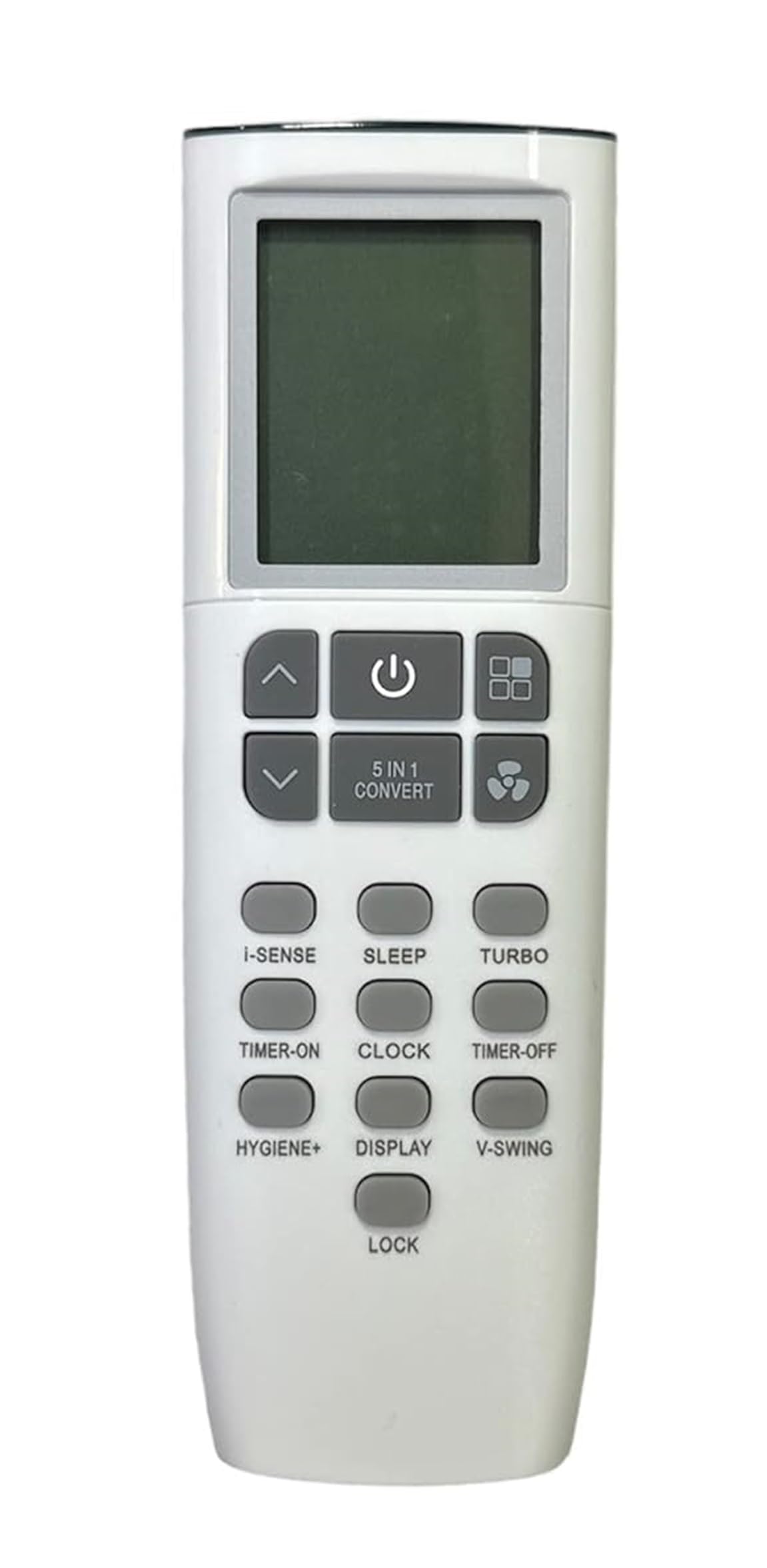 2 Years Warranty Ac Remote Compatible with Godrej Ac Remote, 5 in 1 Convert Button, I-Sense | Sleep | Turbo | Hygiene Function for Your Original Ac Remote