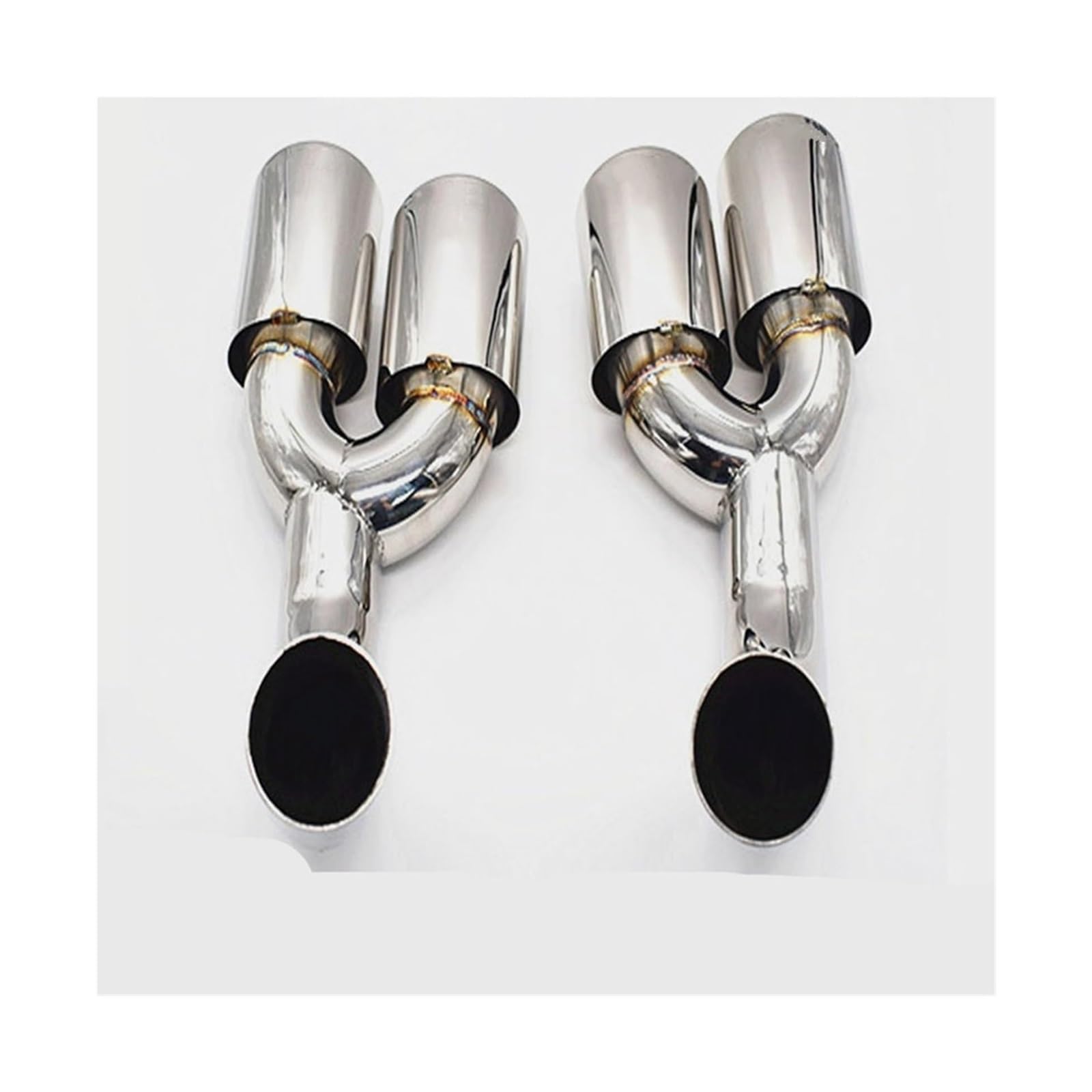 Per Benz W463 Classe G G500 G55 G63 2007-2015 Per AMG Auto Tubo Scarico Posteriore Silenziatore Coda Gola Punta Uscita Vent Terminale Scarico