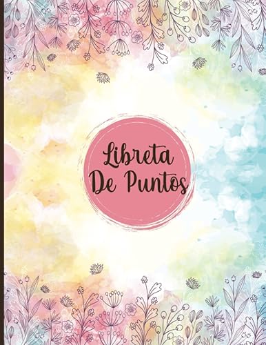Libreta De Puntos: A4 Cuaderno Dot Grid Para Bullet Journaling, Art Notes, Lettering - 120 hojas con plantillas de punteado para lettering diseño abstracto floral