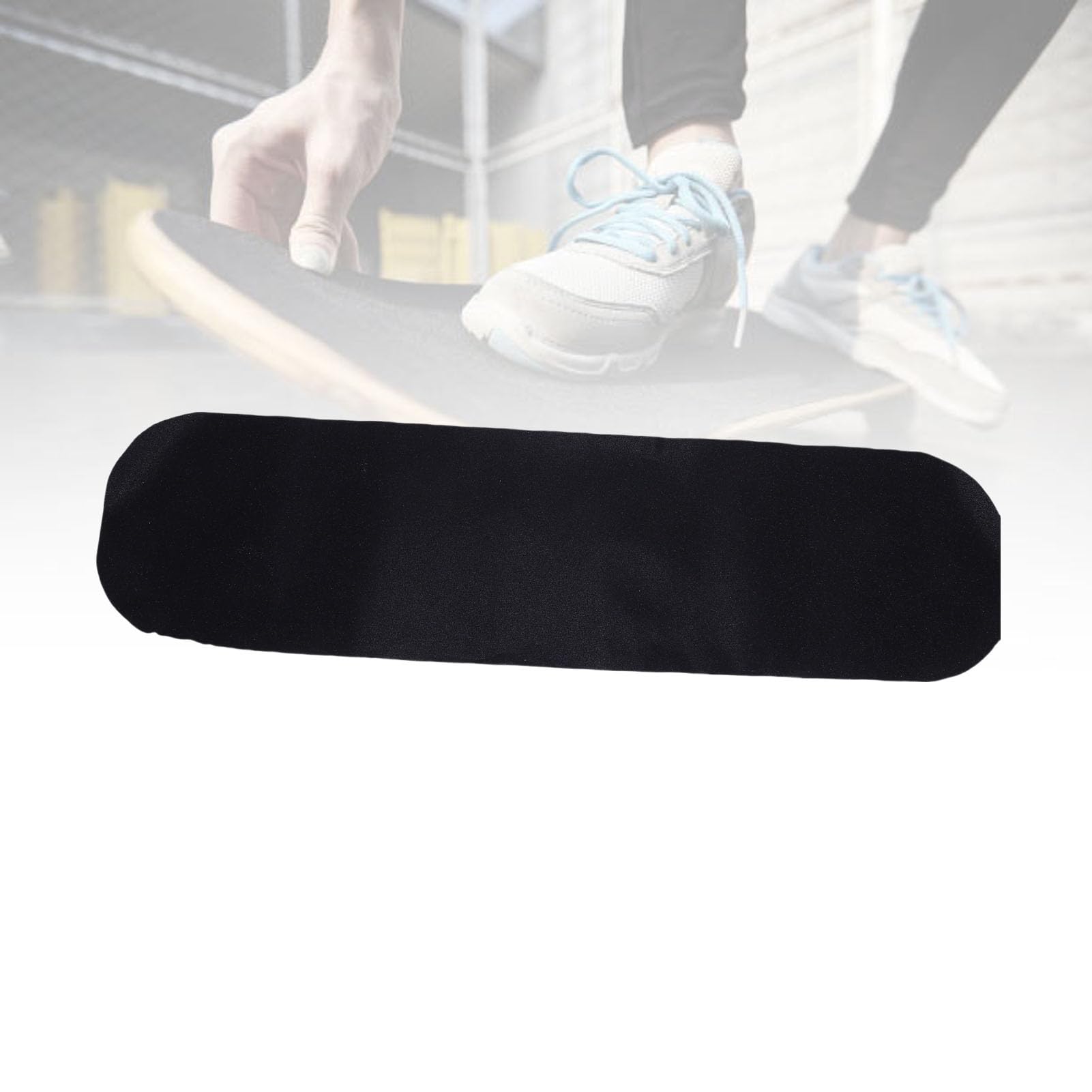 Cinta de agarre para monopatín, durabilidad superior, agarre duradero para patinadores de nivel intermedio (Borde redondo)