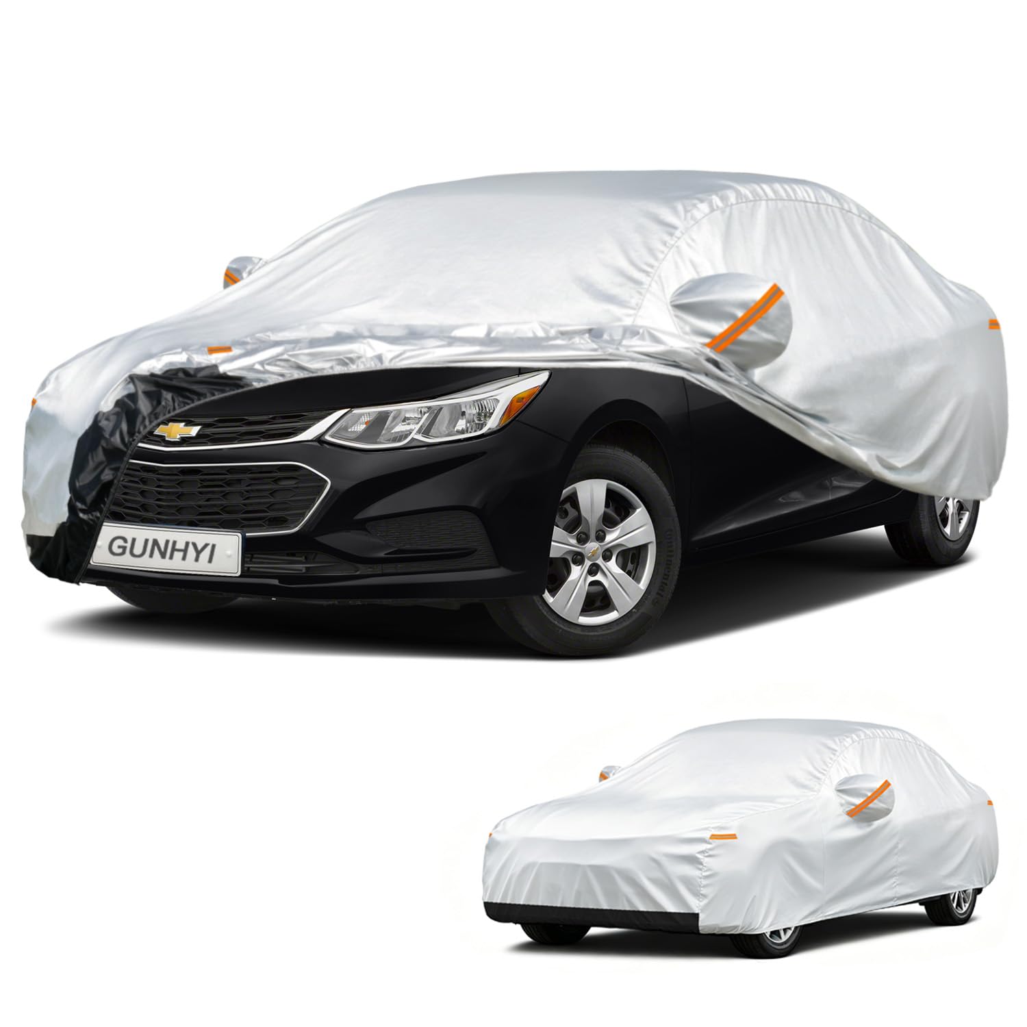GUNHYI Car Cover Custom Fit Chevrolet Cruze (2009-2026) Waterproof for Automobiles, Oxford Sun Rain Dust Snow Protection (Ships from US Warehouse, Delivery 3-8 Days)