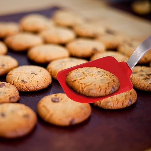 Miniatura 8 de Espátulas de cocina de silicona, resistentes al calor, juego de espátulas a prueba de derretimiento para utensilios de cocina antiadherentes,