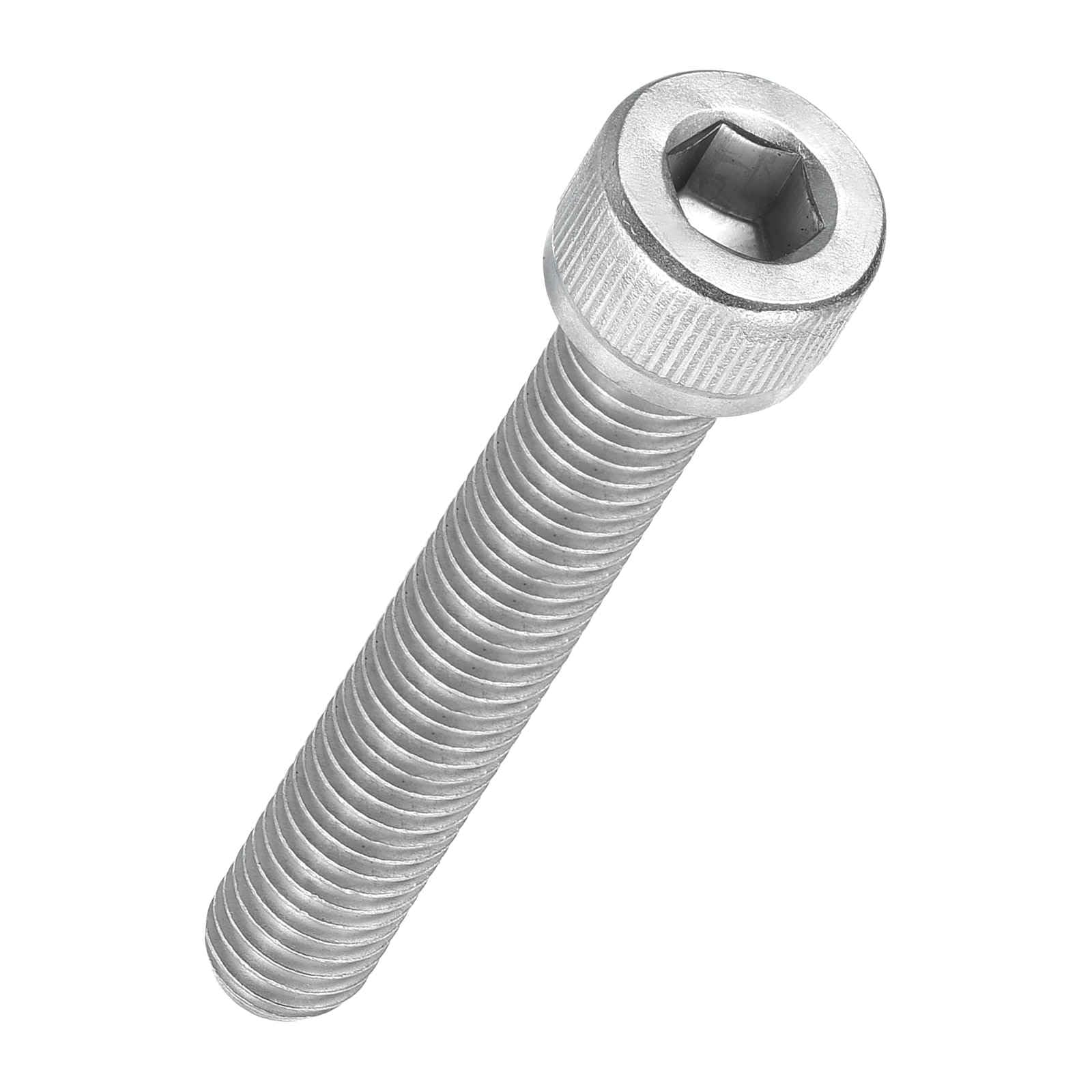 Kozelo 5pcs Socket Head Cap Screws - [M8-1.25 x 50mm] 304 Stainless Steel Allen Socket Drive for Electrical Motor 3D Printing Fan Engine Replacement Use, Silver — image 1