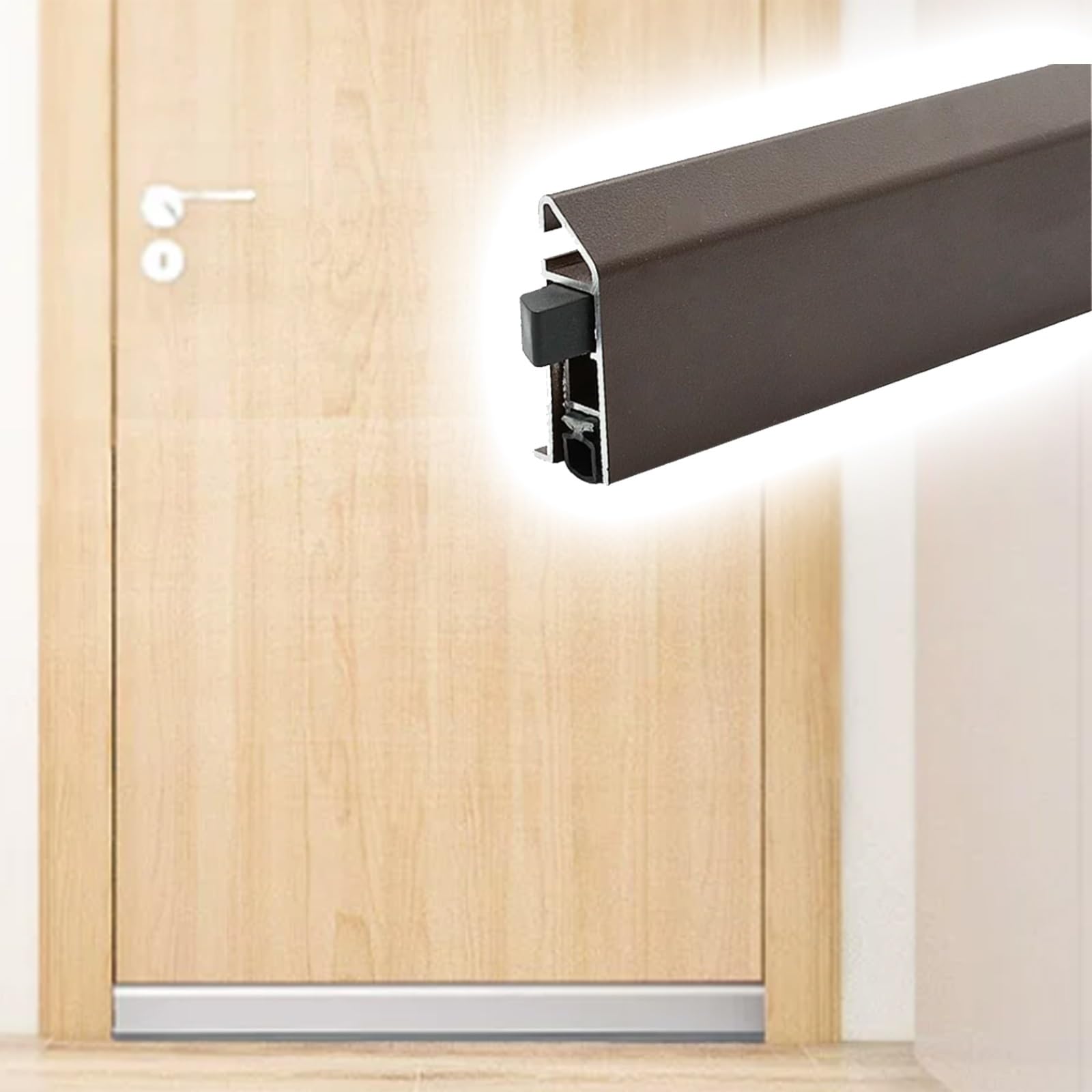 Puerta Automática Con Sello Inferior, Puertas Desplegables