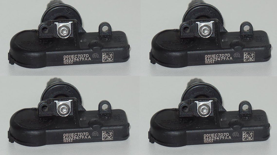 (Set of 4) 56029479AB Tpms Tire Pressure Monitoring System Sensor 315mhz Compatible with: Chrysler - Dodge - Suzuki