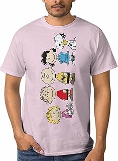 メンズTシャツ ピンク スヌーピー ティーシャツ T-Shirts 半袖 インナーシャツ 夏服 ショートスリーブ ロングTシャツ おしゃれ 通気性 快適 上着 柔らかい カジュアル S-XXXL