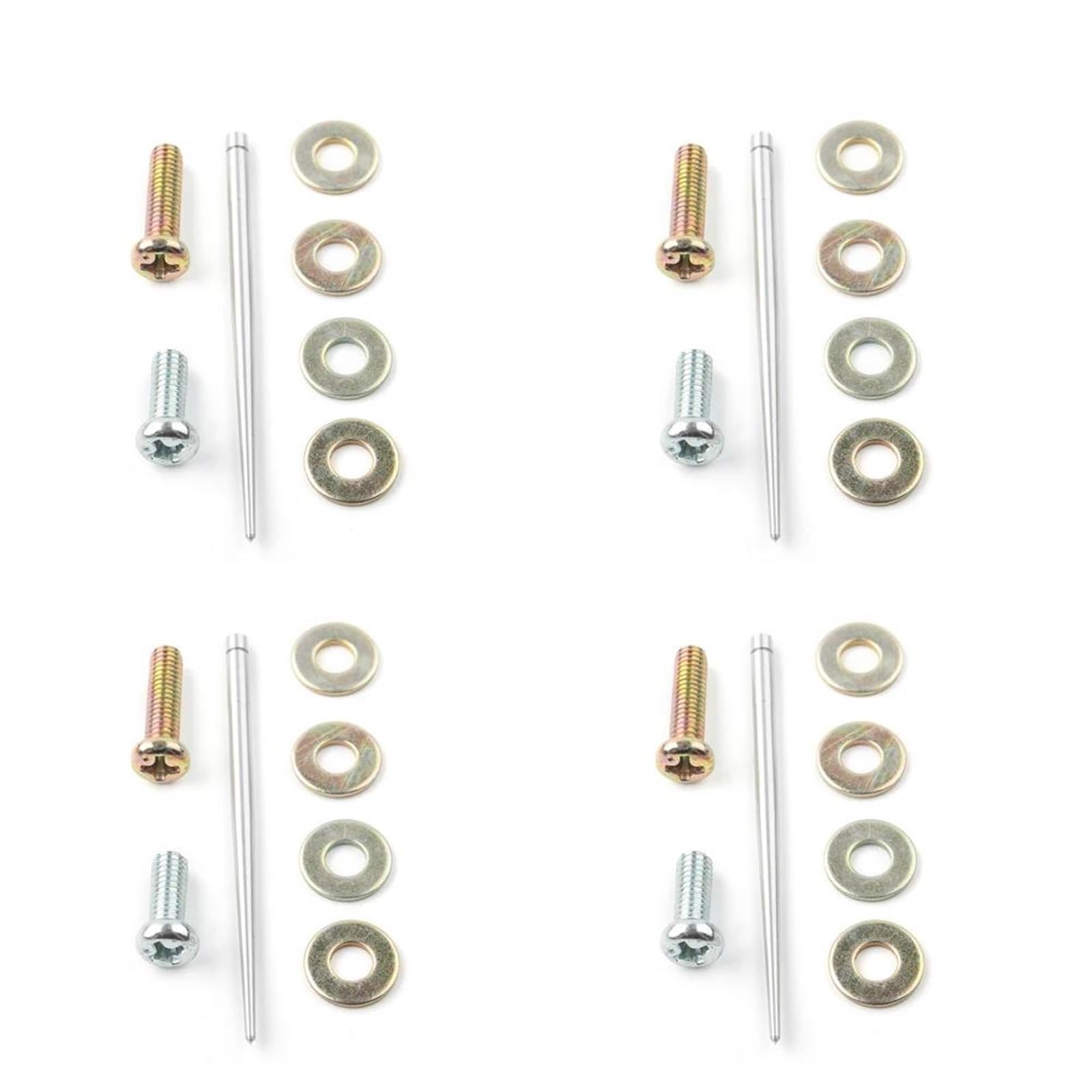 Lot De 4 Kits De Réparation Et De Reconstruction De Carburateur De Moto YZF-R6 1999-2002 pour Y&amaha YZF R6 600 1999 2000 2001 2002 Moteur Hors-Bord