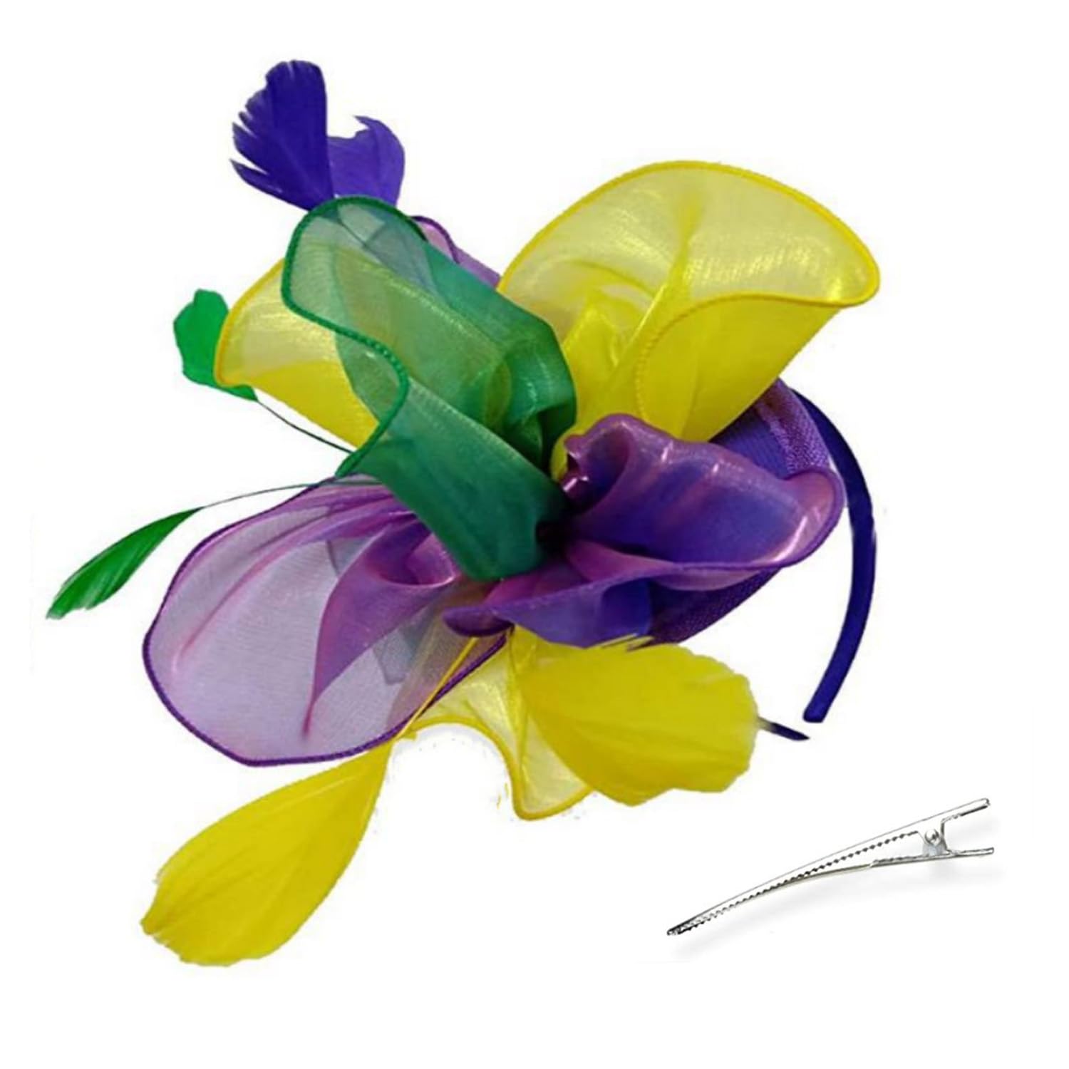 KalluliCC Fascinators Hat for Women, Tea Party Derby Cocktail Fancy Dress for Cocktail Tea Party Bridal Wedding