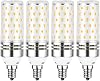 E12 LED Bulb,16W Candelabra LED Light Bulb, Warm White 3000K,100 Watt Equivalent Incandescent Light Bulbs, Ceiling Fan Light Bulbs,1500lm, Non-dimmable LED Chandelier Bulbs, 4 Pack
