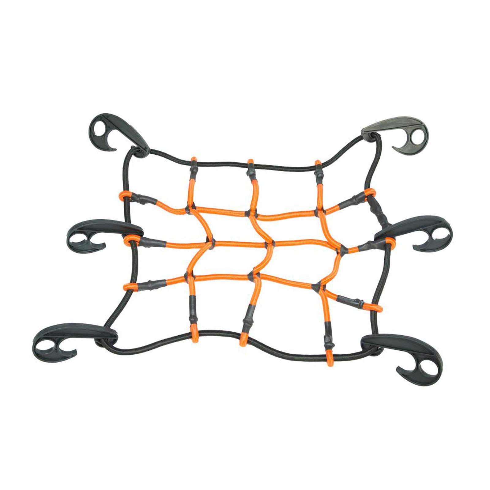 Heininger4249 HitchMate 12" x 12" StretchWeb Cargo Net with Bag and Hooks