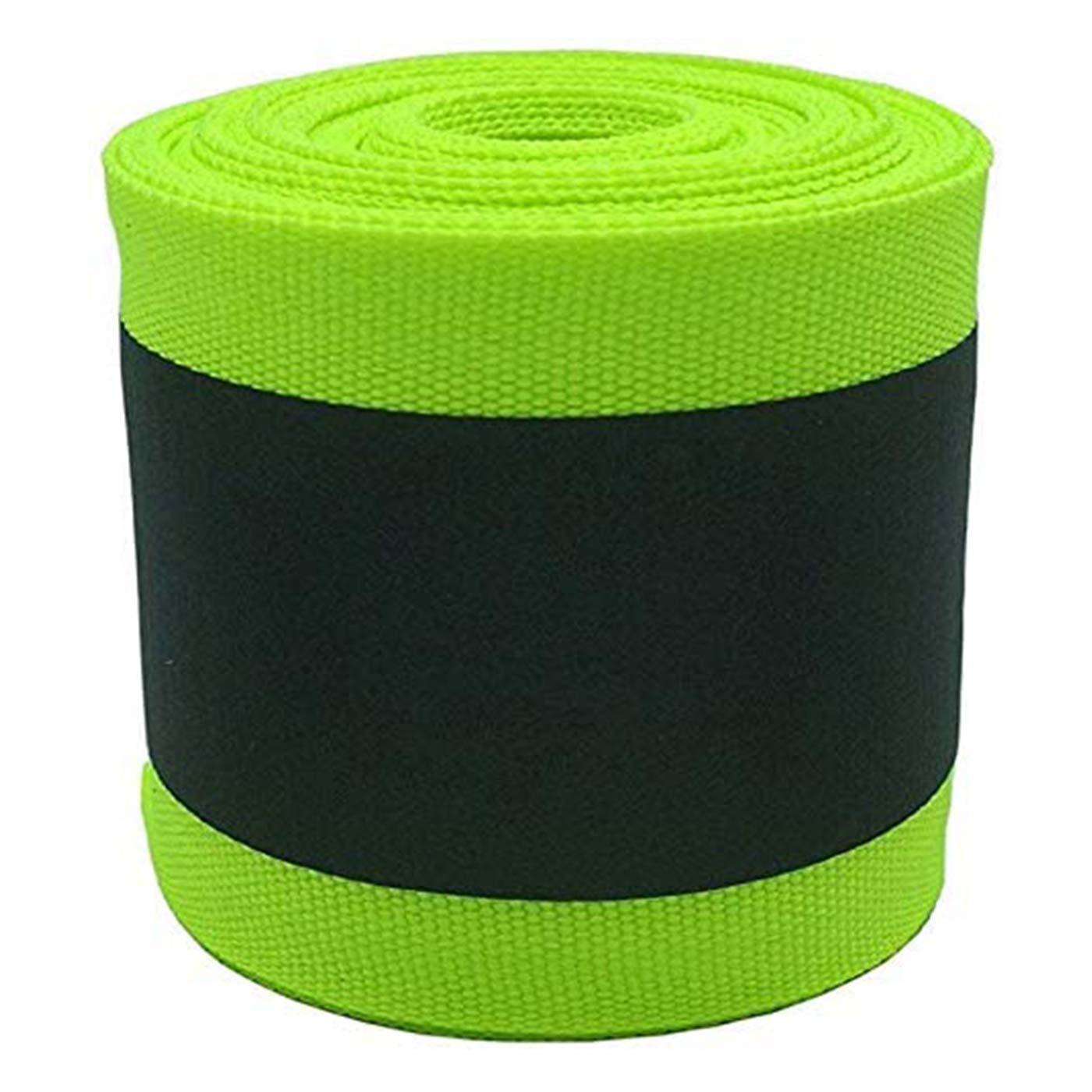 Fabric Reflective Safety Tape Vest Trim Strip Sew on - Larger Reflective Area - Green