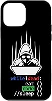 Vista 16 de Hacker Food Coder Sleep Programmer Coding Gift Case for iPhone 16