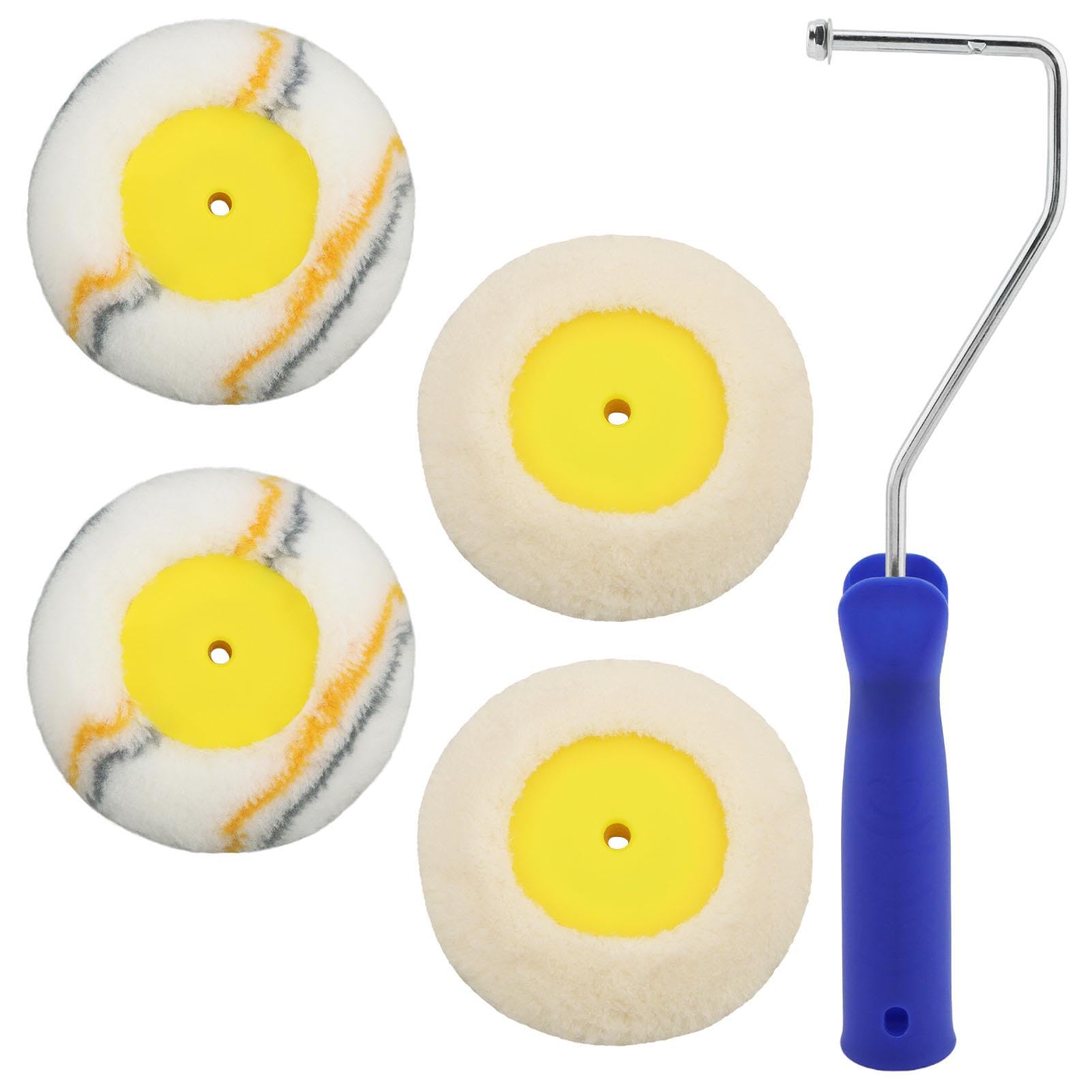 Balana Corner Paint Roller with Replacement Head, Drywall Corner Roller Tool, Paints Edger Corner Paint Roller Tool for Home Office Wall Painting Decoration,Corner Walls Painter