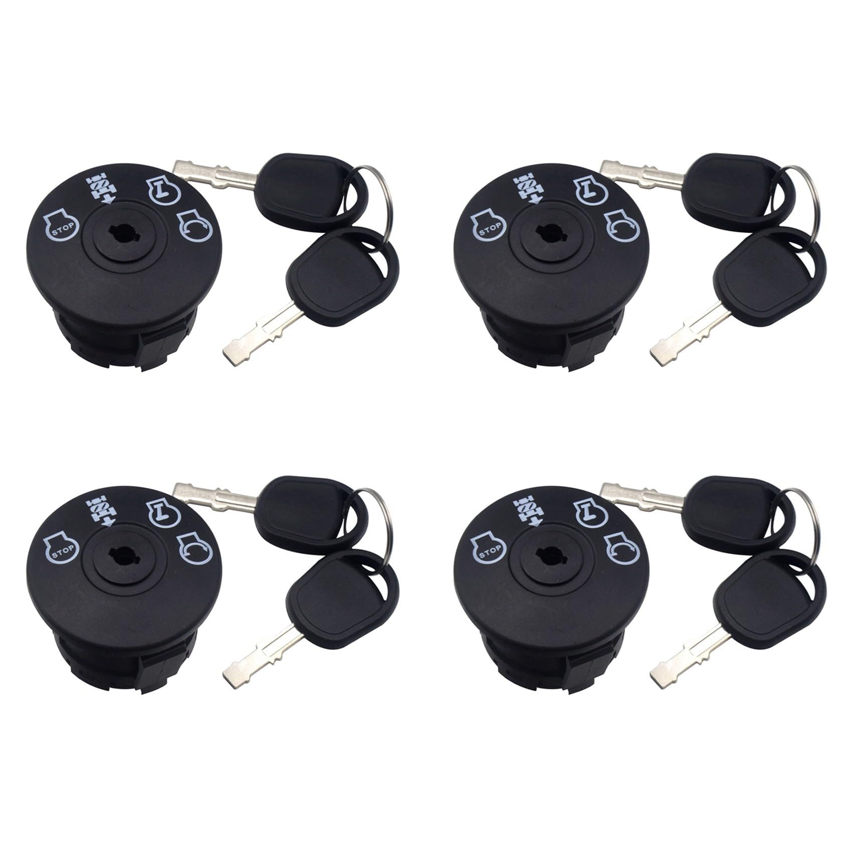 Ctrlzs 4X Ignition Switch 4 Position With Key For Riding Lawn Mower Tractor 193350 532193350