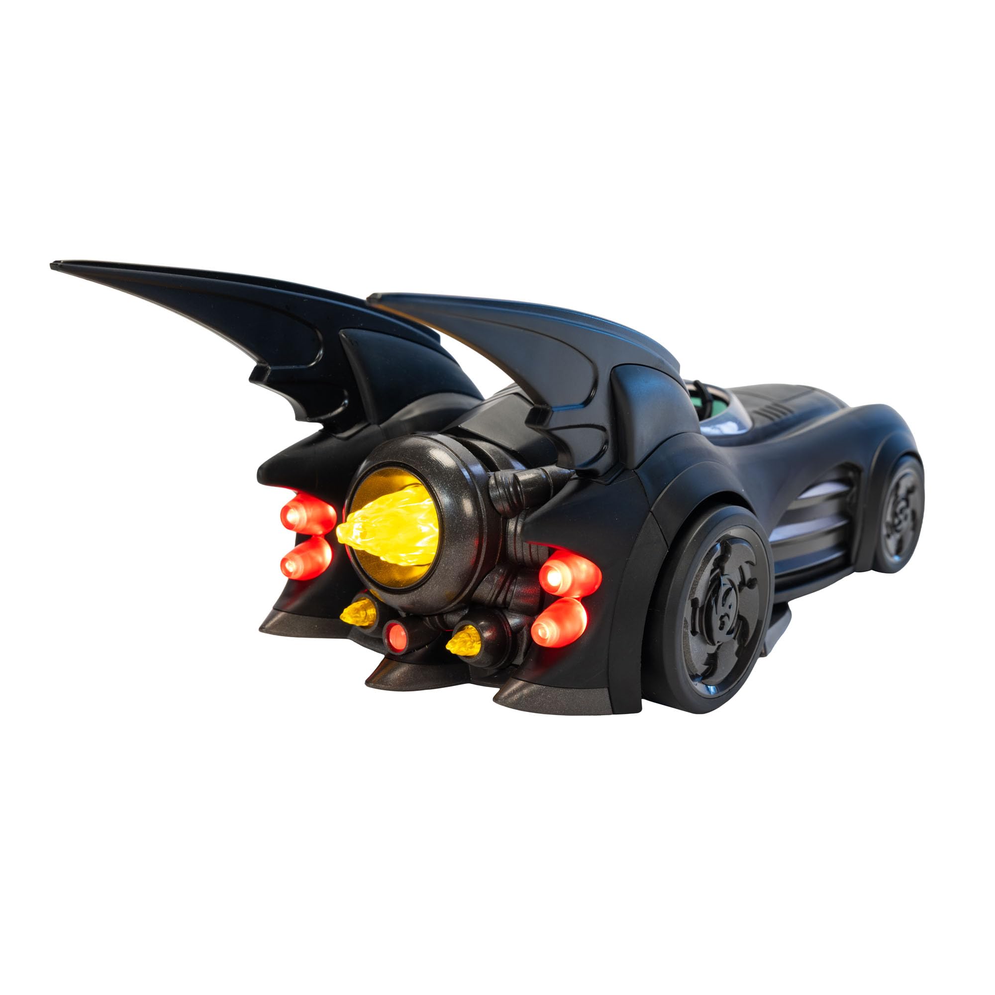 Sonic The Hedgehog DC x Batmobile luminosa e figurine di Batman e Shadow