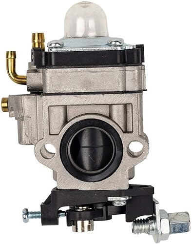 Miniatura 2 de SaferCCTV Carburador de carbohidratos con bombilla para 43 cc, 47 cc, 49 cc, 50 cc, 2 tiempos, bolsillo, bicicleta, ATV, scooters de pie, scooters