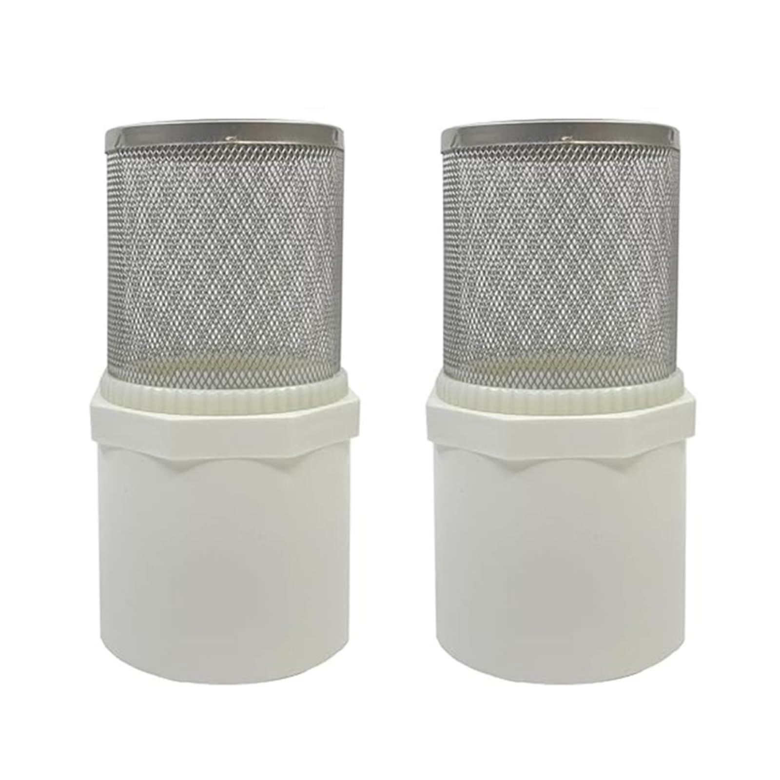 2PCS Garden Hose Filter, 75mm PVC Mesh Filter, Pressure Washer Water Filter Kit, Garden Hose Attachment, PVC Pipe Water Stainless Steel Mesh Filter