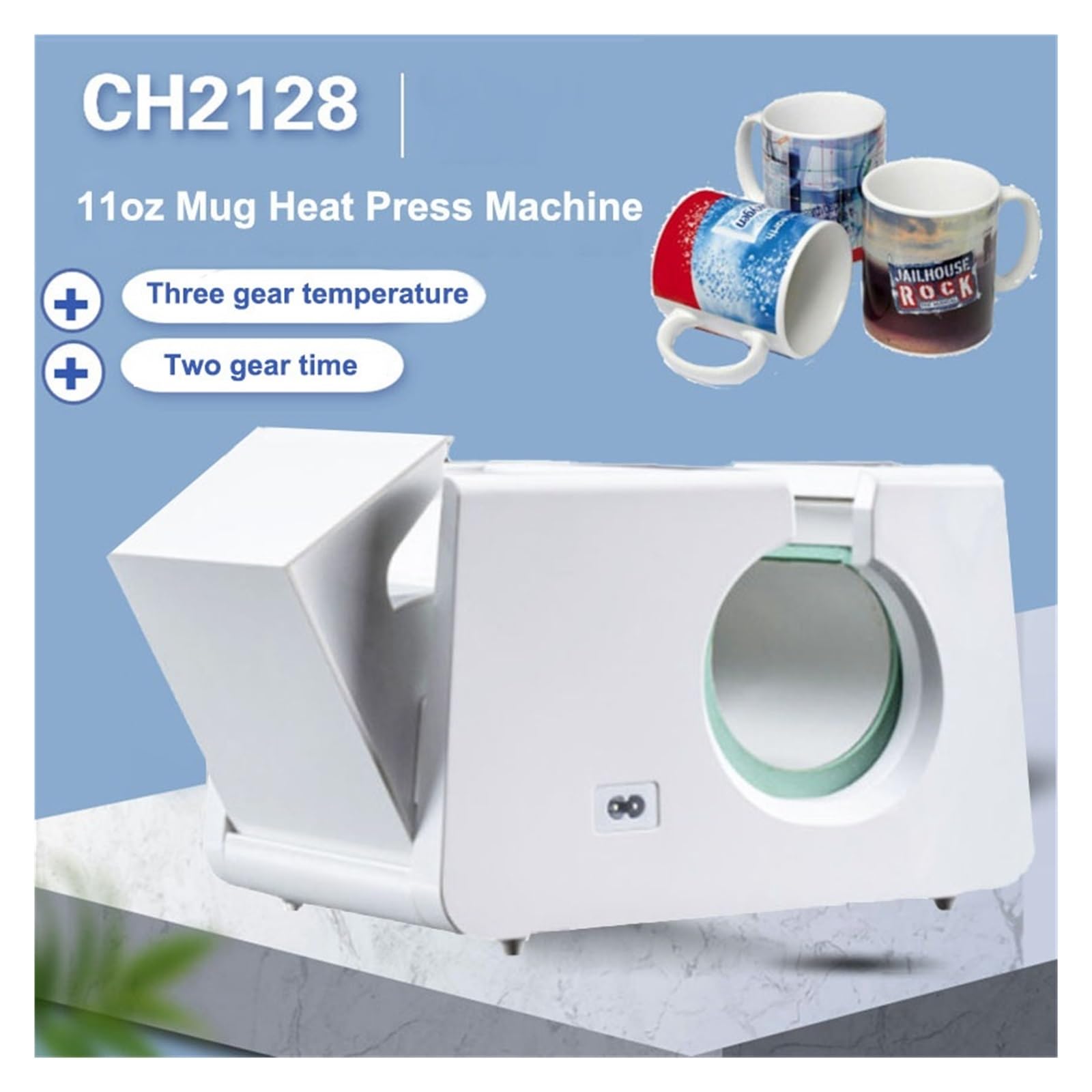 マグカップヒートプレス Amazon | 熱プレス機 自動マグヒートプレス機、11オンス転写昇華