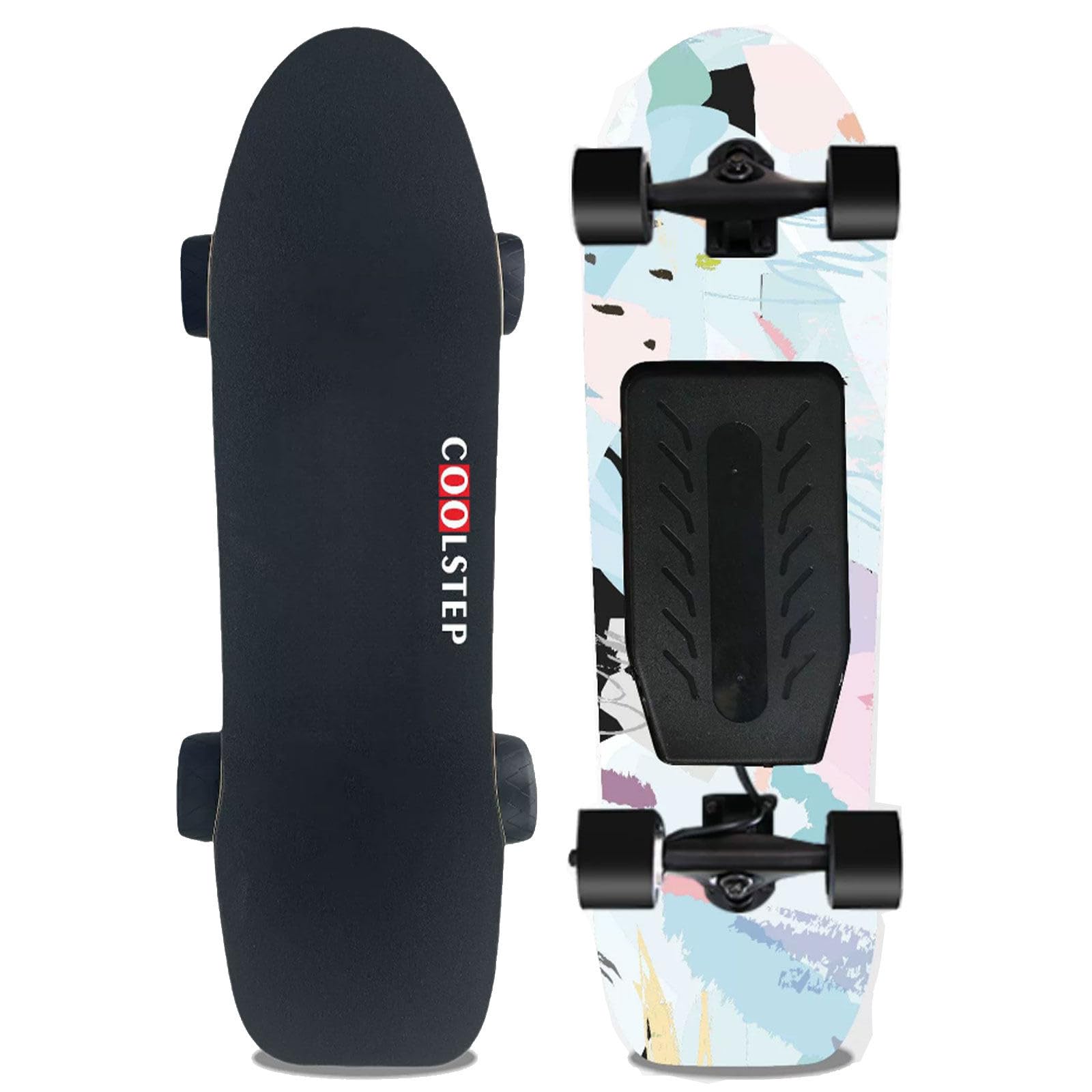 Glwabomars F Electric Skateboard With Remote, 800W Electric Longboard, 26 Mph Top Speed & 16 Miles Range, Max Load 300Lbs, Safety Sandpaper, Suitable Or Adults & Teens Beginner Dualdrive