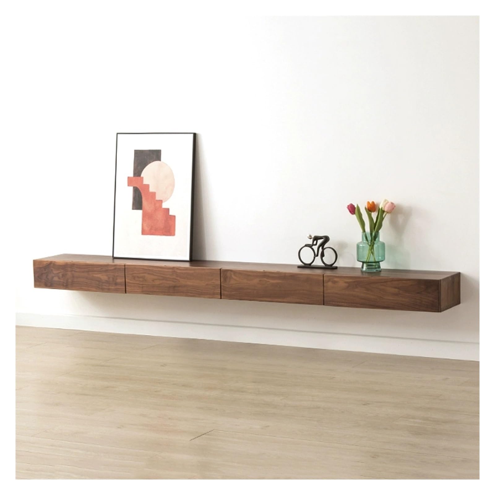 Console 70.8/78.7/86.6 Inch Wood Entertainment Center With Storage For Televisions Tv Stand With Drawer & 2 Storage Cabinets For Living Room Bedroom, Modern Media Console Entertain,Walnut Wood-180X30