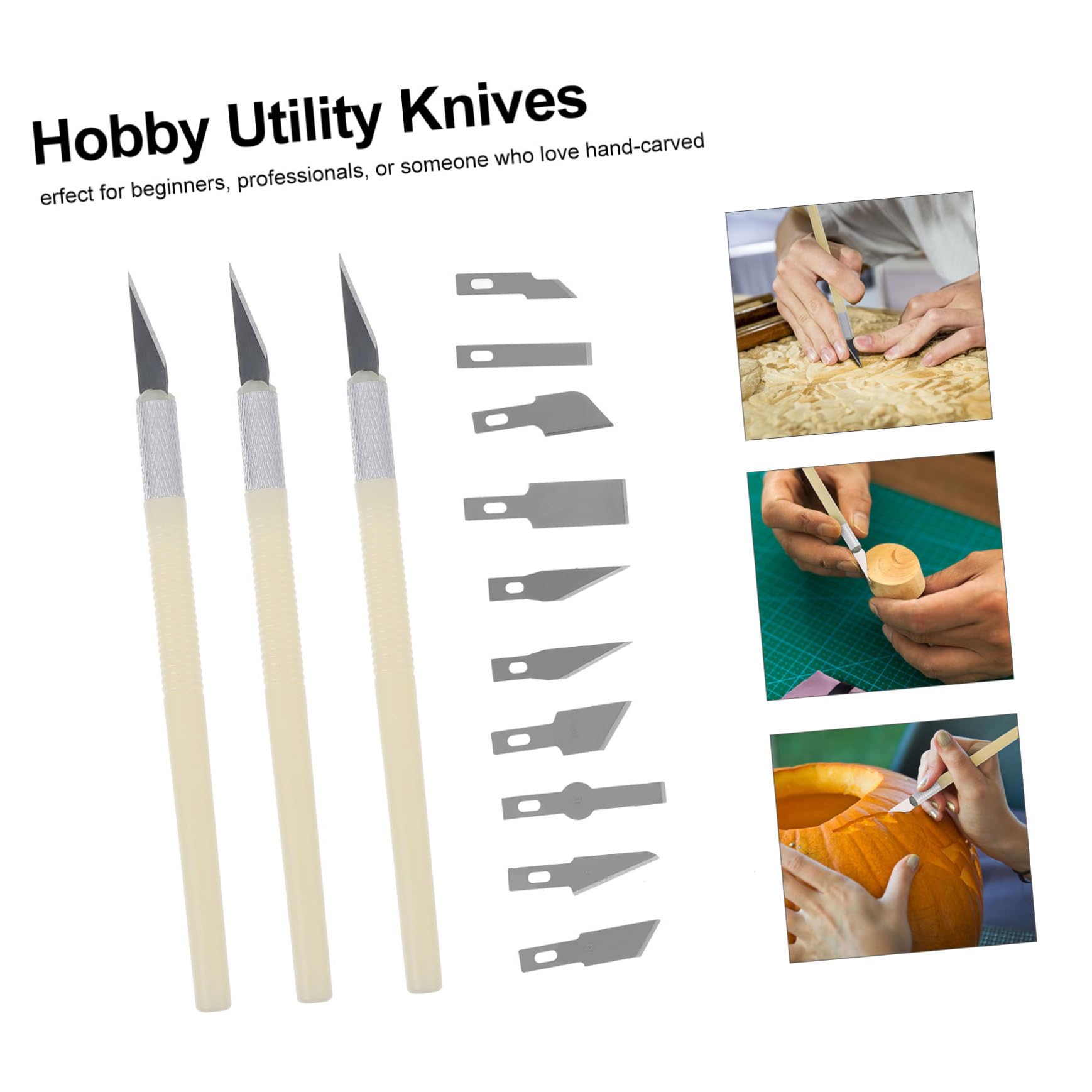 STOBOK 2sätze Präzises Hobby-kit Teiliges Exacto-Set Für Präzise Schnitte Und Kreative Projekte Für Anfänger Und Profis Inklusive Klingen Verschiedenen Formen