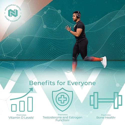 Miniatura 3 de Nootropics Depot Cápsulas de glicinato de boro  50 mg  Entrega de 6 mg de boro elemental  Testosterona, inflamación, inmune y apoyo cognitivo  120