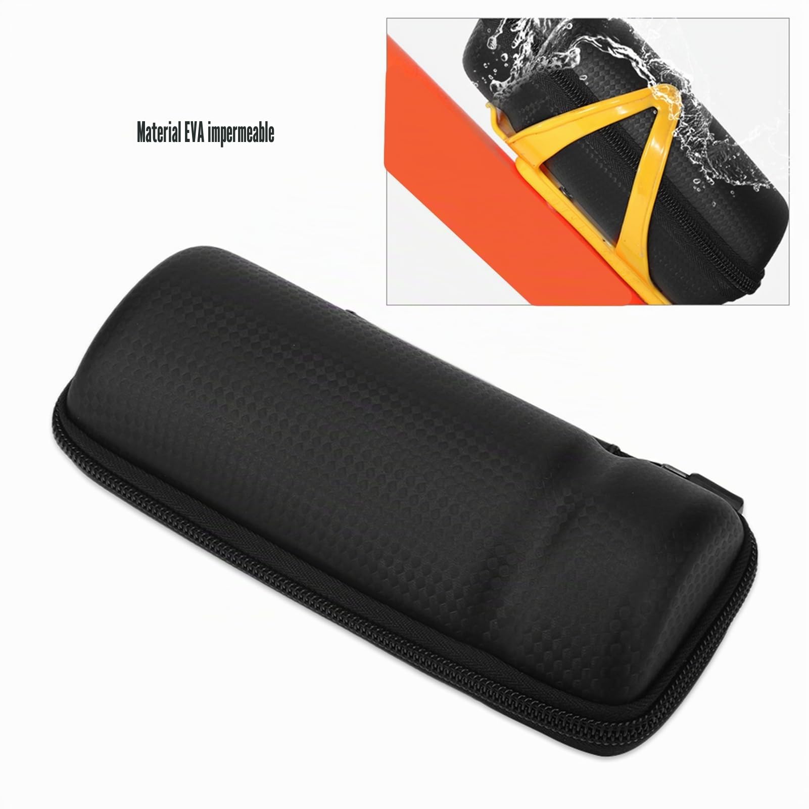 VGEBY Bolsa para Bicicleta, Caja de Herramientas de reparación Impermeable Negra para Ciclismo, portaherramientas para Bicicleta de Carreras