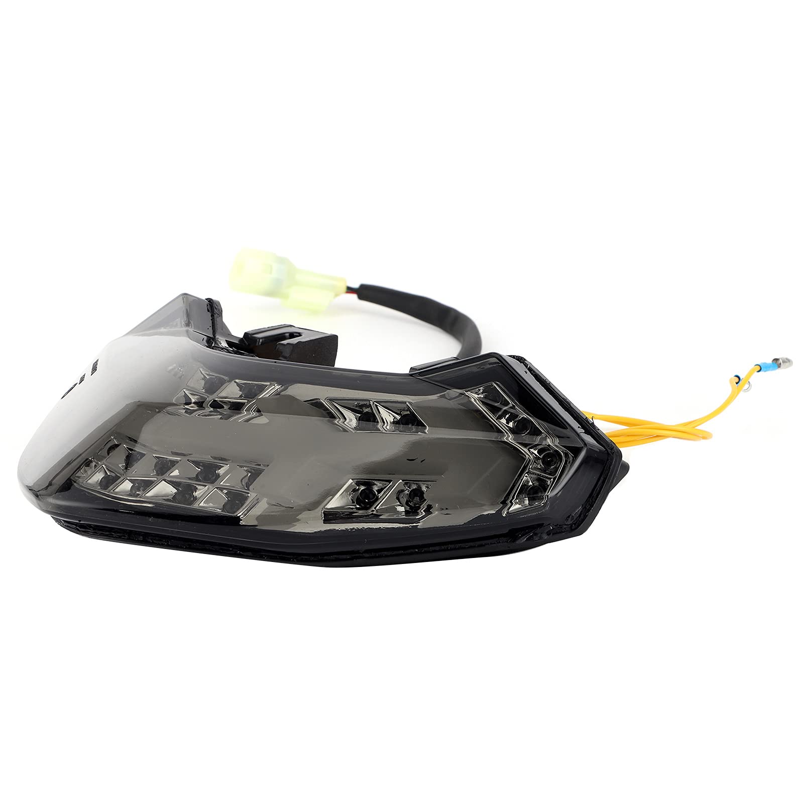 KIMISS Luz trasera de la motocicleta-Luz trasera LED para motocicleta, montaje de luz trasera con señal de de freno LED, lente ahumada para Multistrada 1200 / 1200S 2010-2014