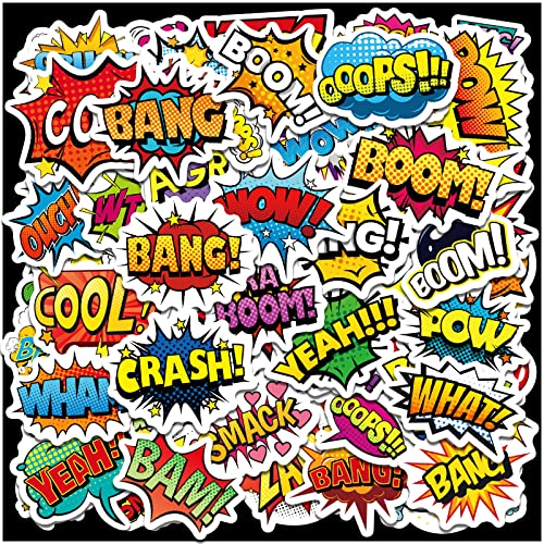 Superhero Stickers for Kids Cartoon Comic Style 615 Count
