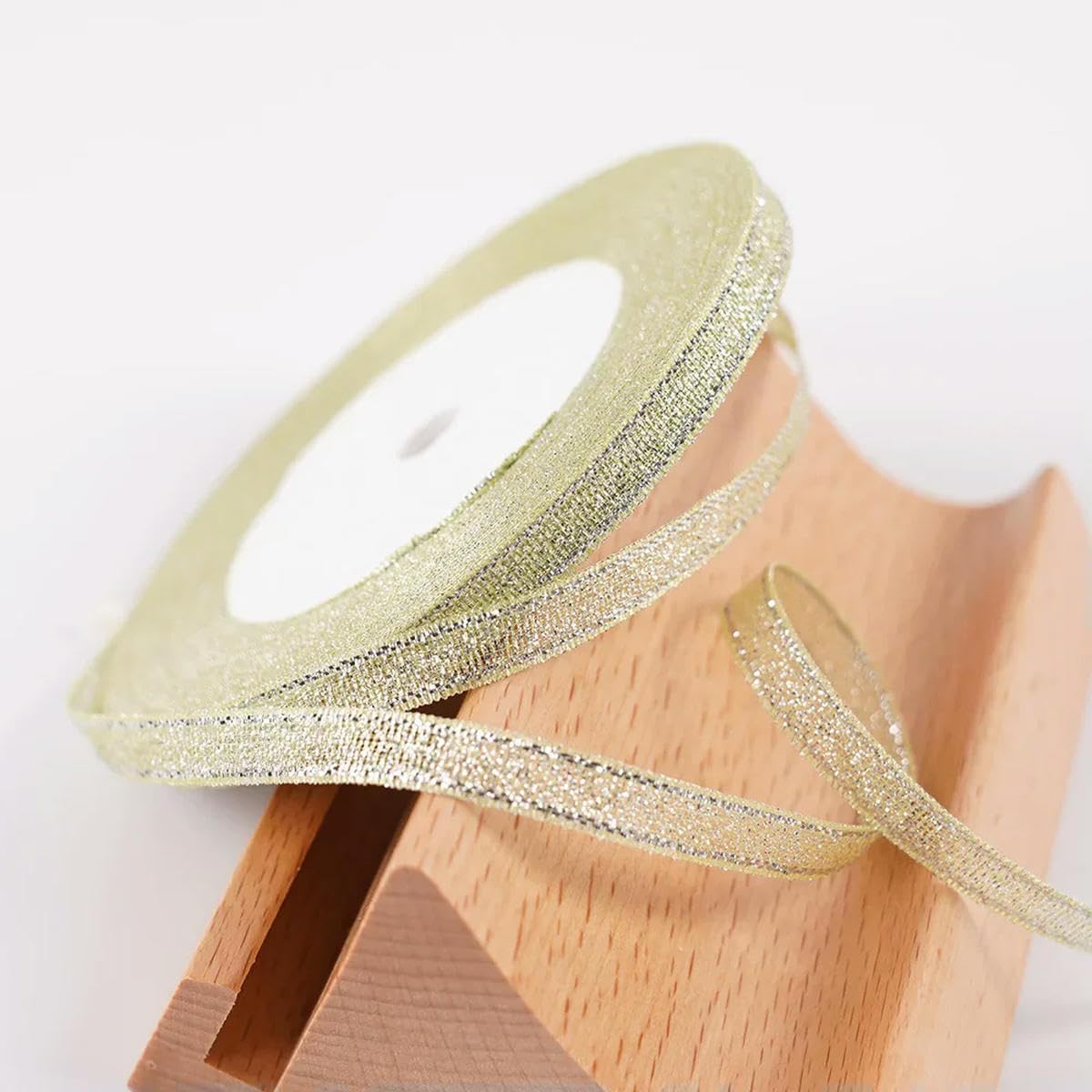 CIVIOOH 22 meters/roll 6mm Ribbon DIY Bow Crafts Gift Wrapping Bouquets Party Decor Ribbons