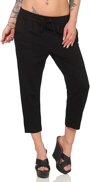 ONLY Dames Onlpoptrash Easy Capri Pant PNT Noos broek, zwart (black/black),  XS : Amazon.nl: Speelgoed \u0026 spellen