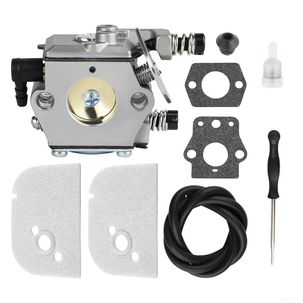 Carburettor Kit for Stihl-009/010/011/012 Chainsaws – Metal Tune-Up Set with Air Filter and Fuel Line, Garden Power Tool Accessory