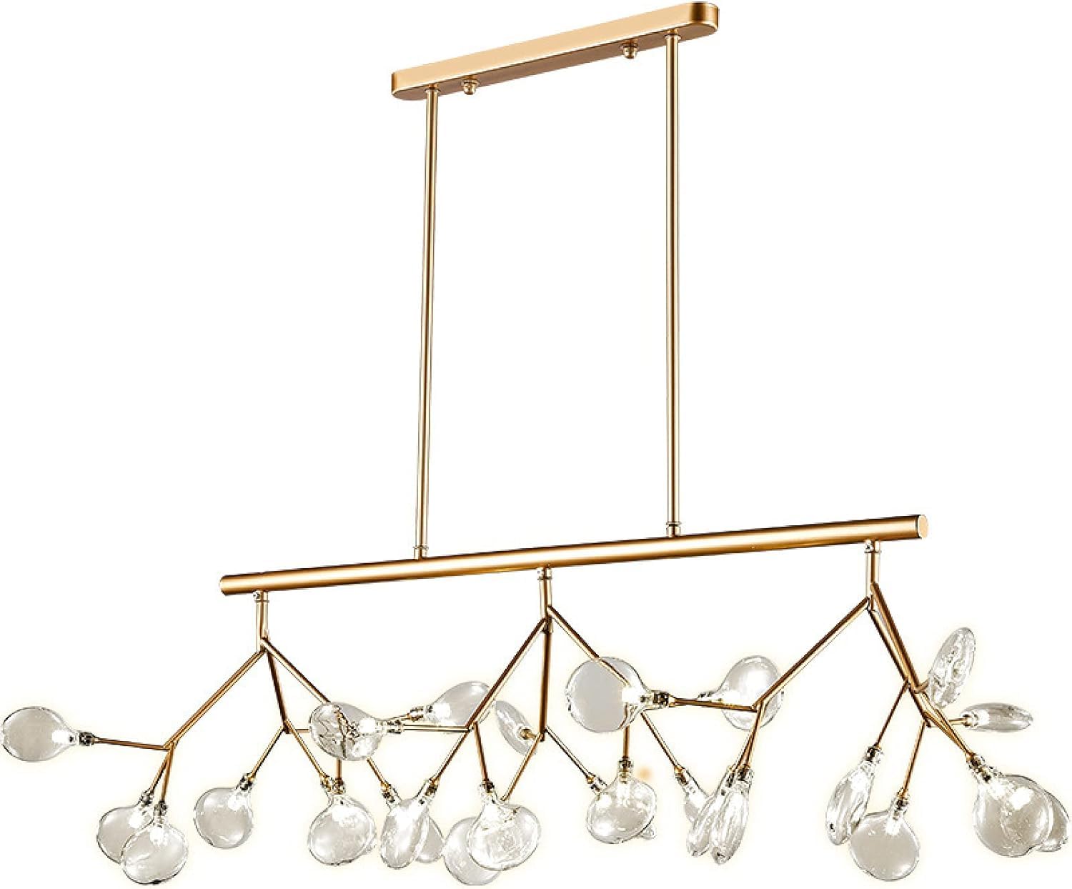 Lustre postmoderne tricolore anti-éblouissement pour un salon chaleureux