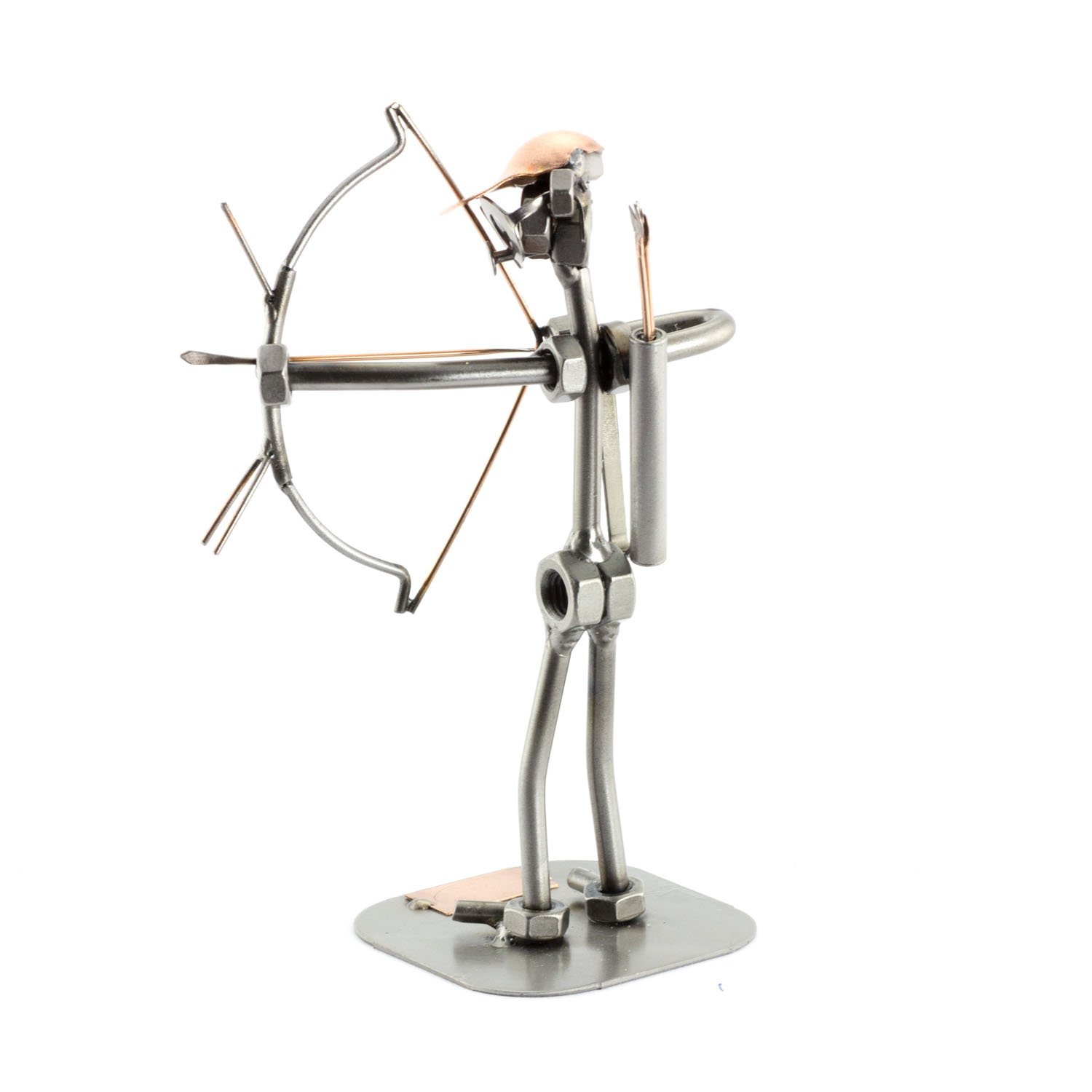 Steelman24 I Omini di Viti Pescatore con Barca I Idee Regalo Originale
