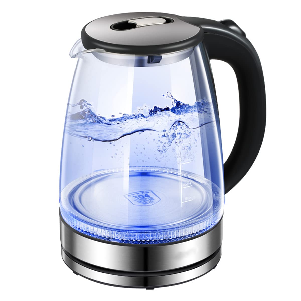 Bouilloire ébullition rapide 1,7L, technologie chauffe rapide en acier inoxydable 304