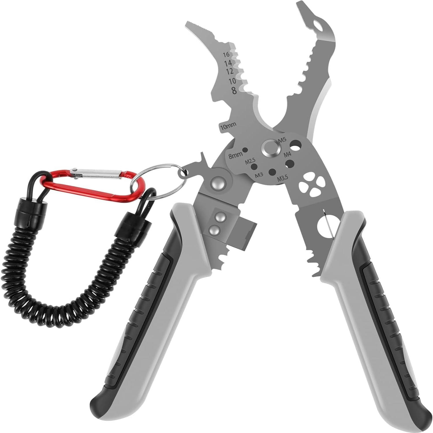 12-in-1 Wire Stripper Tool, Elbow Metal Multifunctional Wire Stripper Plier, Electrical Work Professional Cable Stripping and Cutting Hand Tool, Convenient Wire Crimping