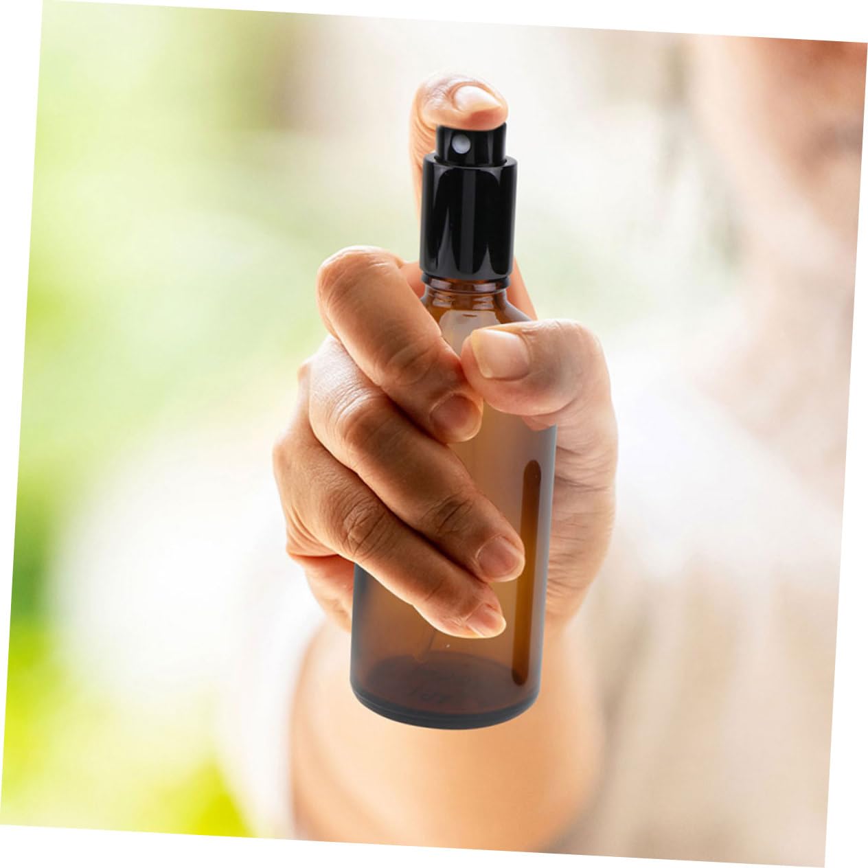 Set 12 Bottiglie Spray in Vetro da 30ml Riutilizzabili Design Antiperdita per Viaggi e Uso Quotidiano