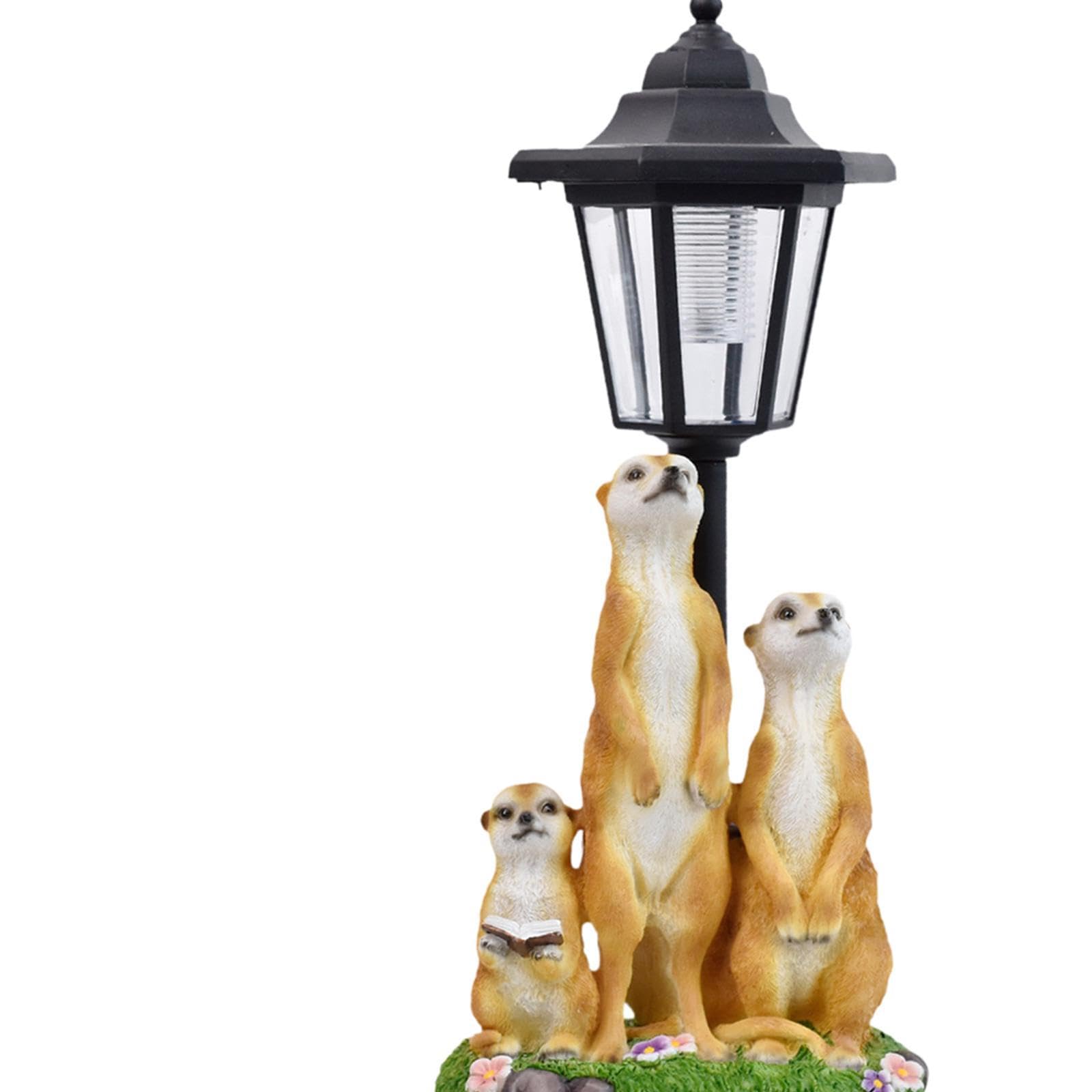 predolo Estatua de de Jardín con Luz Solar Decorativa para Patio Y Césped.