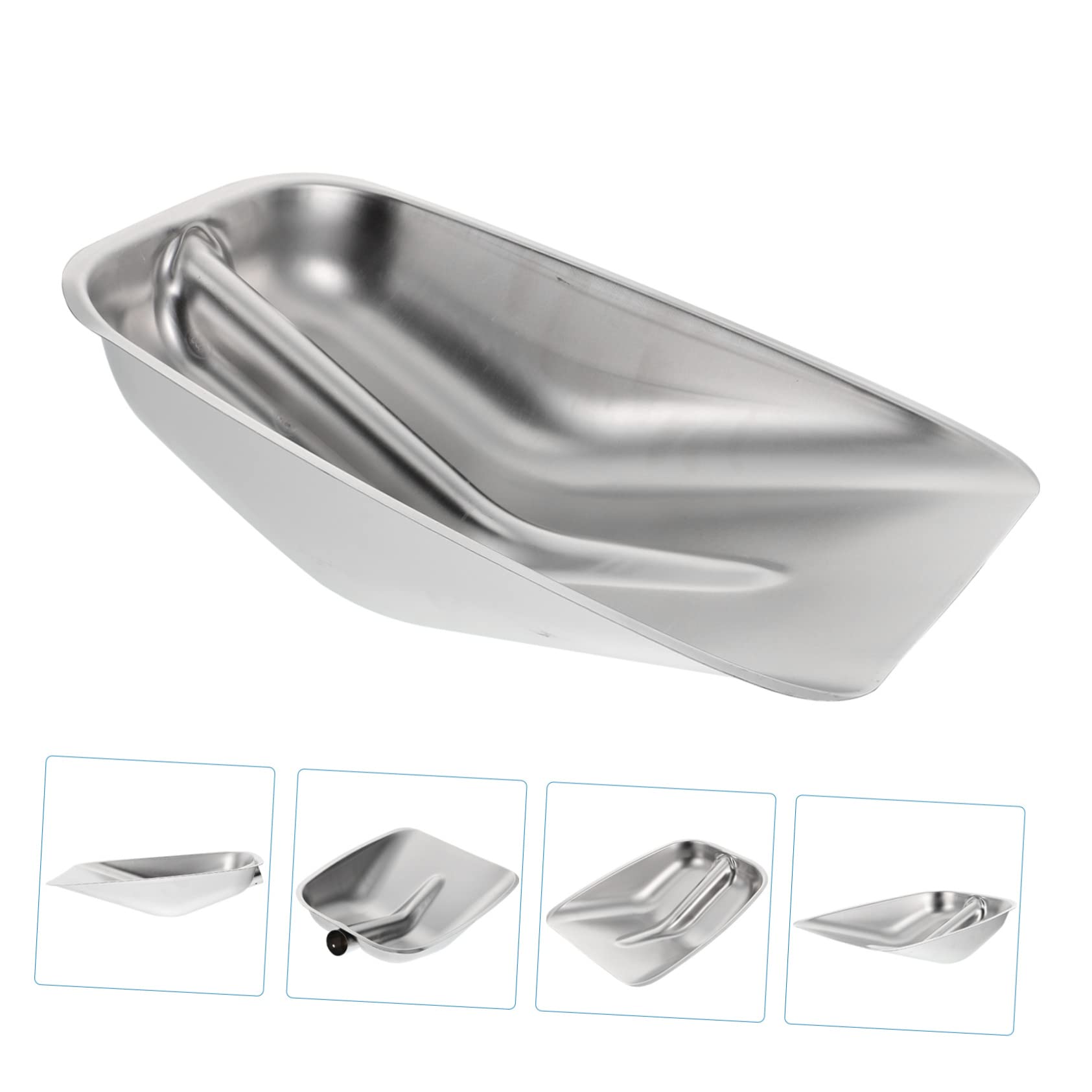 Cabilock Pala Da Neve in Acciaio Inox Pala Multiuso Per Rifiuti e Cereali Strumento Pratico Per Rimozione Della Neve All Aperto