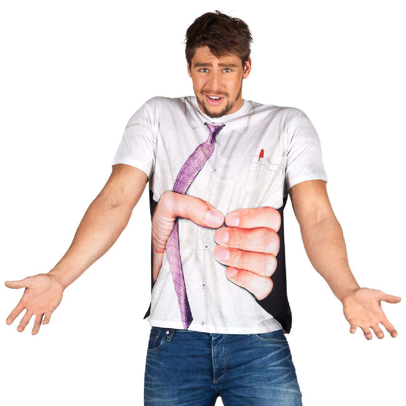 BolandSqueeze Me Photorealistic Shirt, Multi-Colour, Large, 854191