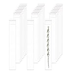 BornFeel Long Cello Bags 1\'\' x 8\'\' 100pcs Self Adhesive Plastic Bags Clear Cellophane Bags 1mil for Candy Gifts Favors Pen Jewelery Samples Beads