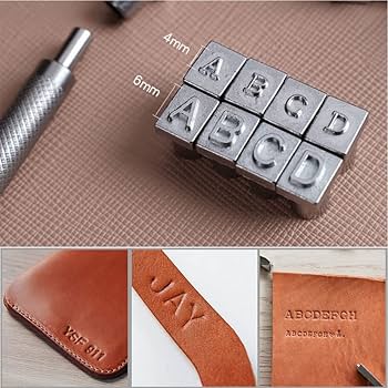 Amazon.co.jp: Jvedo レザークラフト 刻印セット36個 打刻印 二