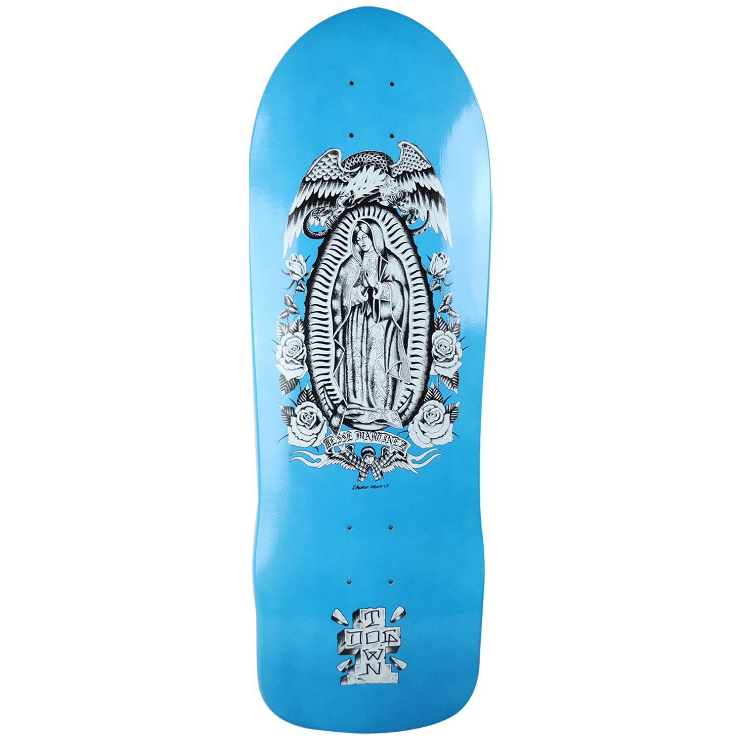 DOGTOWN スケートボードデッキ 白 スケボー スケート デッキ スケートボード DOG TOWN ドッグ