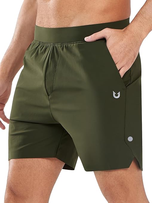 NORTHYARD Men’s Athletic Running Shorts 5” Workout Lightweight Quick Dry Sports Gym Shorts for Men with Zipper Pocket