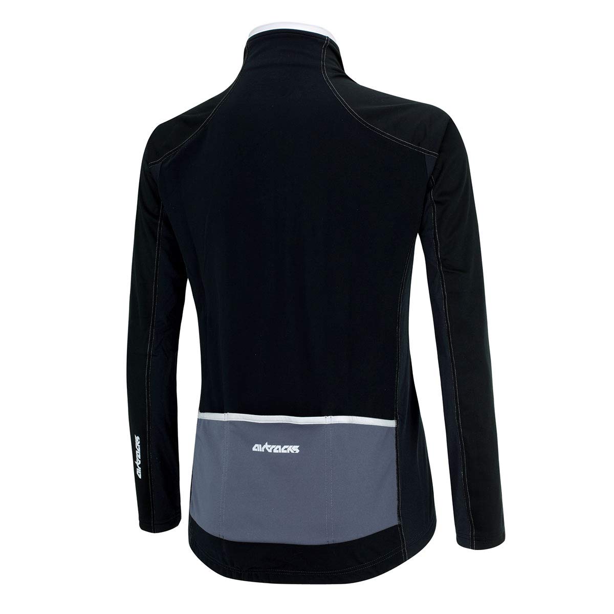 Airtracks Herren Thermo Fahrradjacke Comfort Line - Radjacke Laufjacke - Warm Wasserabweisend Atmungsaktiv