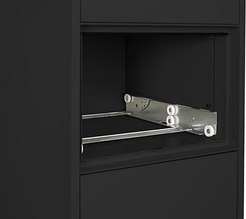 Miniatura 9 de Phoenix LTR4W25B - Archivador vertical de 25 pulgadas con 4 cajones con cerradura sello de agua color negro